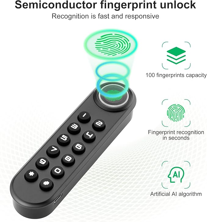 Fingerprint Cabinet Lock, Smart Electronic Cabinet Locks, Combination Password