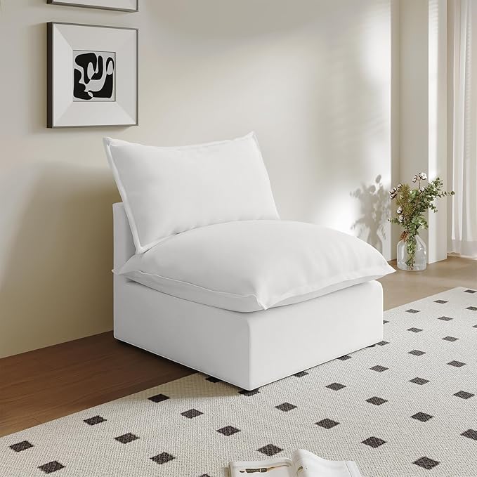 Waterproof Cloud Sectional Couches, Down Filled Sofa
