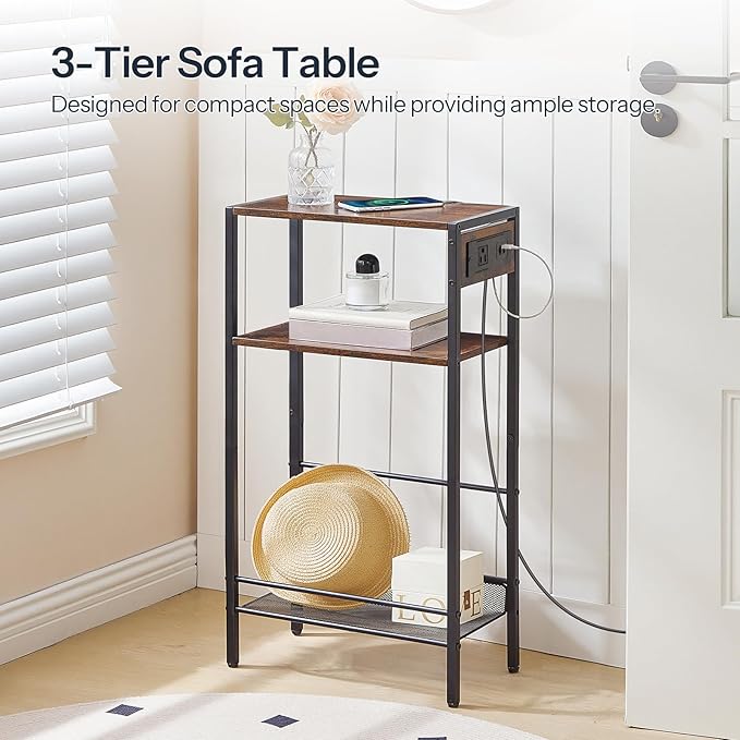 HOOBRO 15.7" Narrow Console Table