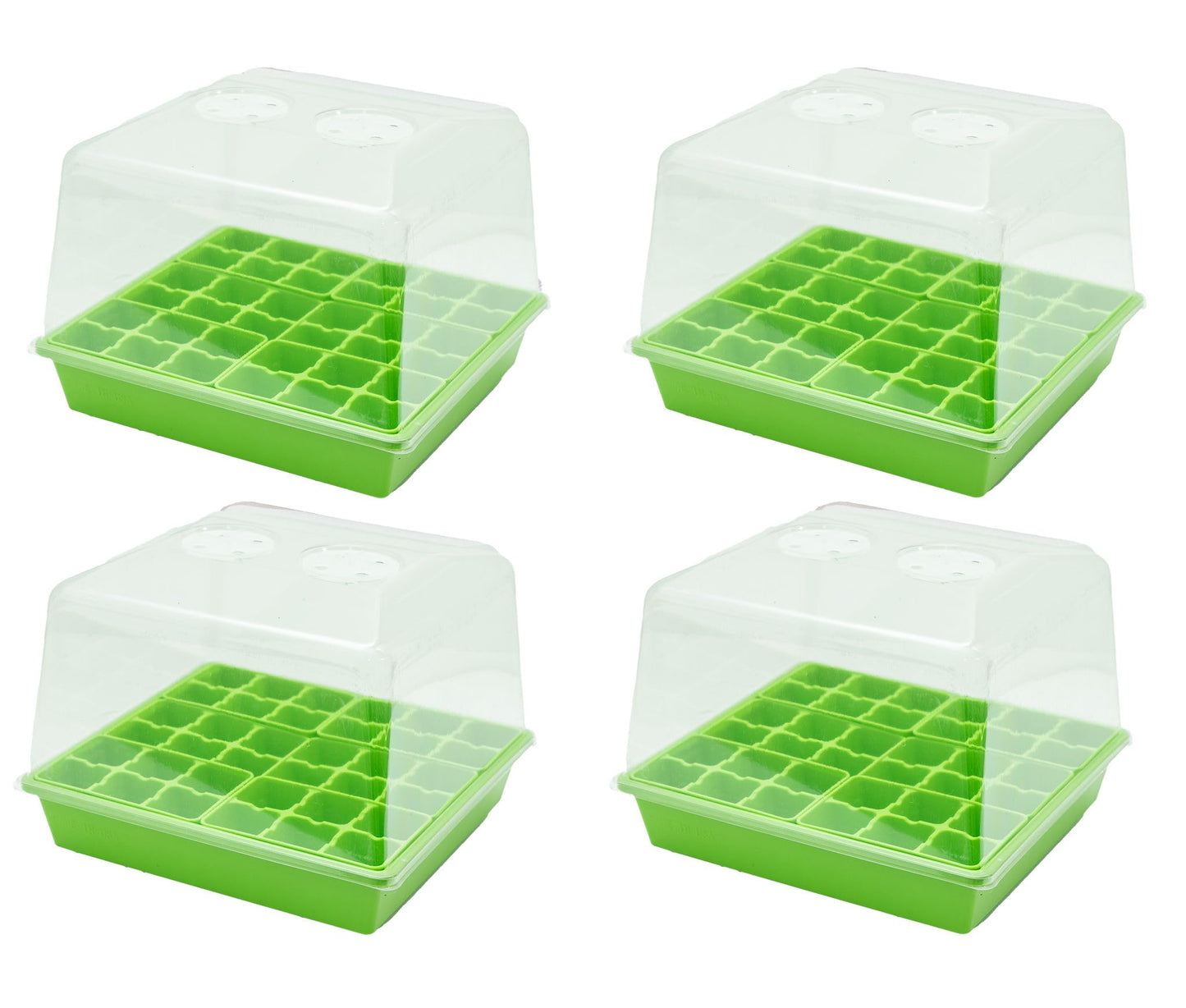 Bootstrap Farmer Countertop Seed Starter Kit in Green, Reusable 1010 Tray Bundle with Inserts and Humidity Dome