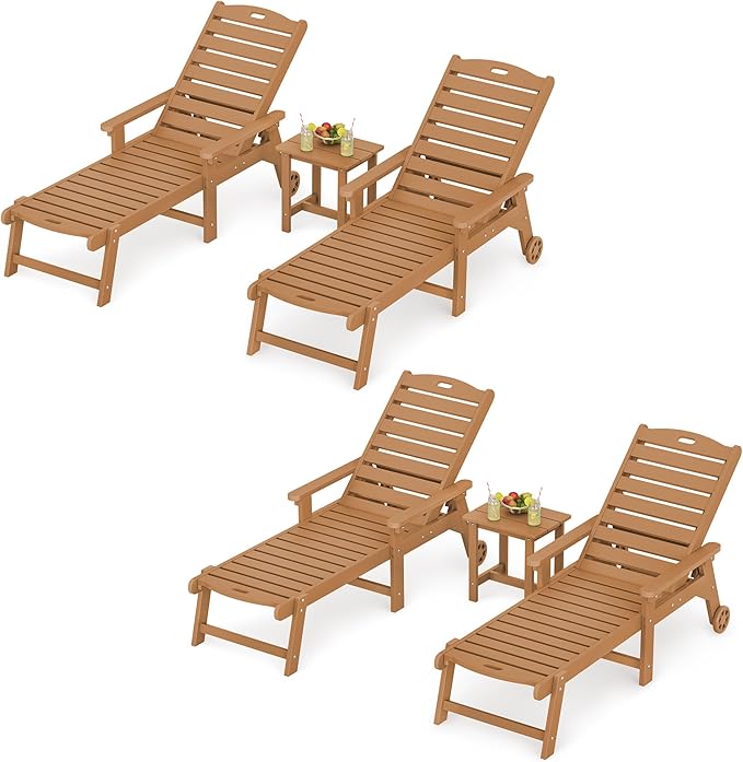 LUE BONA Outdoor Lounge Chair Set