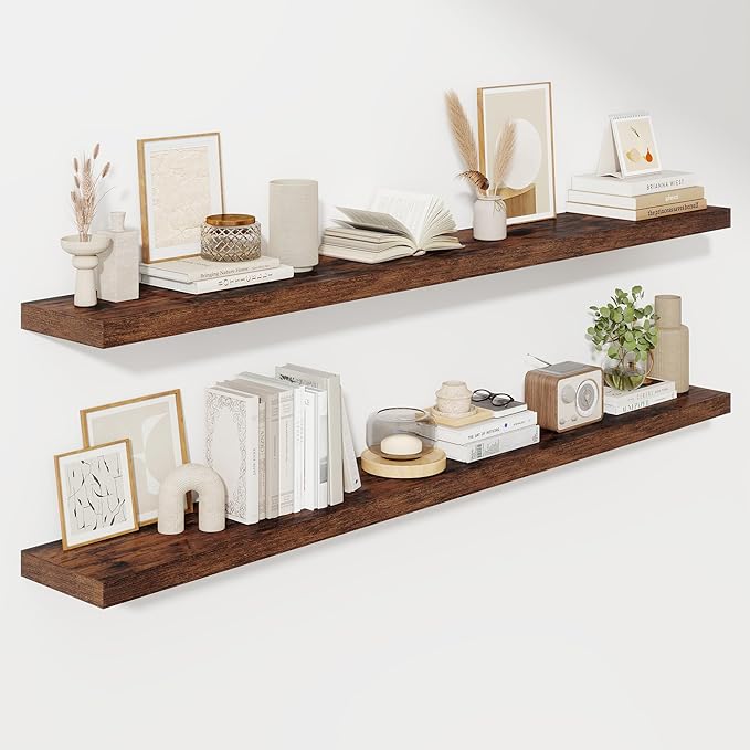 Fun Memories 72 Inch Floating Shelves