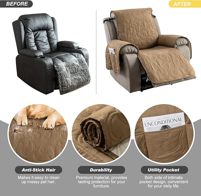 100% Waterproof Recliner Chair Cover, Recliner Chair Covers