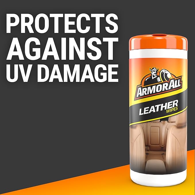 Armor All Interior Cleaner Car Leather Wipes by,