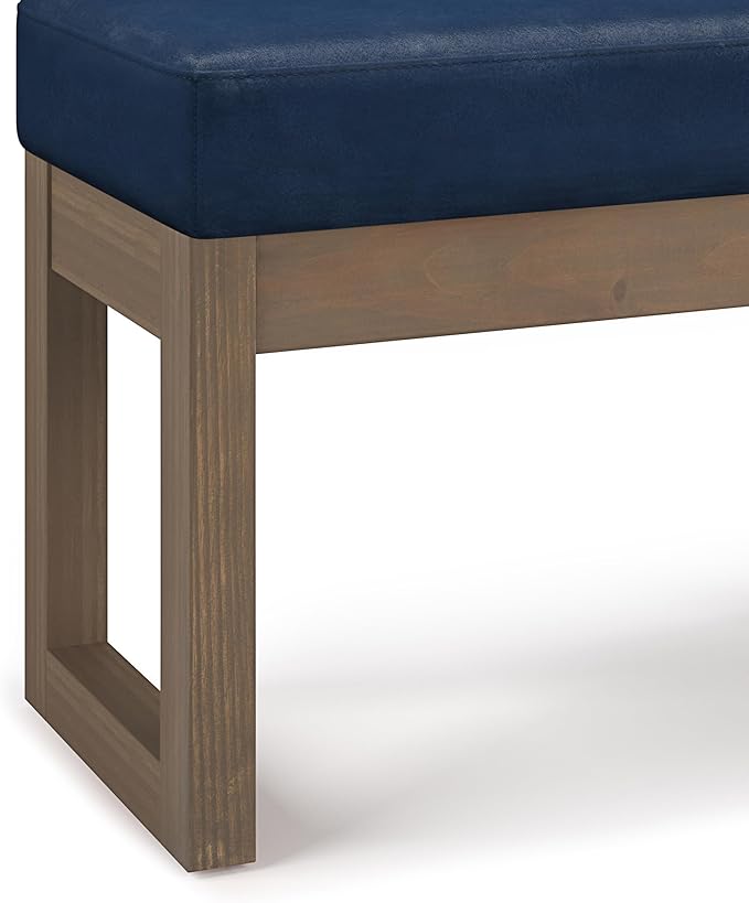 SIMPLIHOME Milltown Small Ottoman Bench