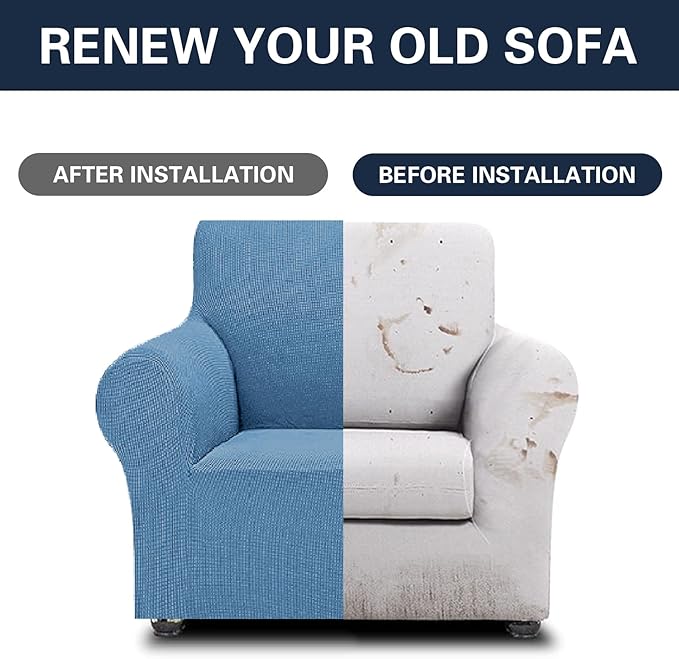 Cupuamon 2026 New Stretch Chair Sofa Slipcovers Couch Cover