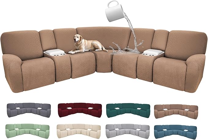 100% Waterproof Sectional Recliner Couch Covers