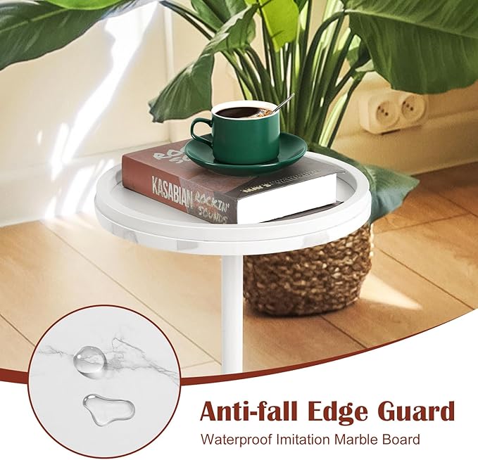smusei 2 Pack Small Drink Table