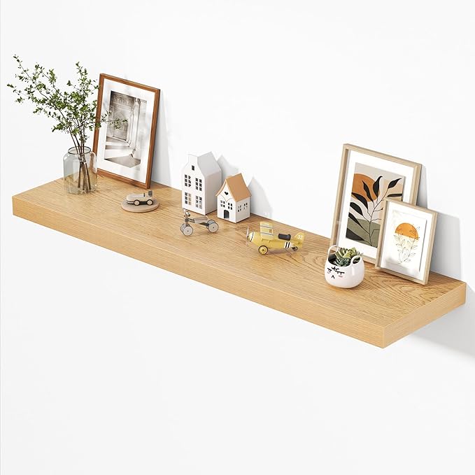 Dreamland 55" Floating Shelves for Wall, Wall-Mounted Shelves for Bedroom