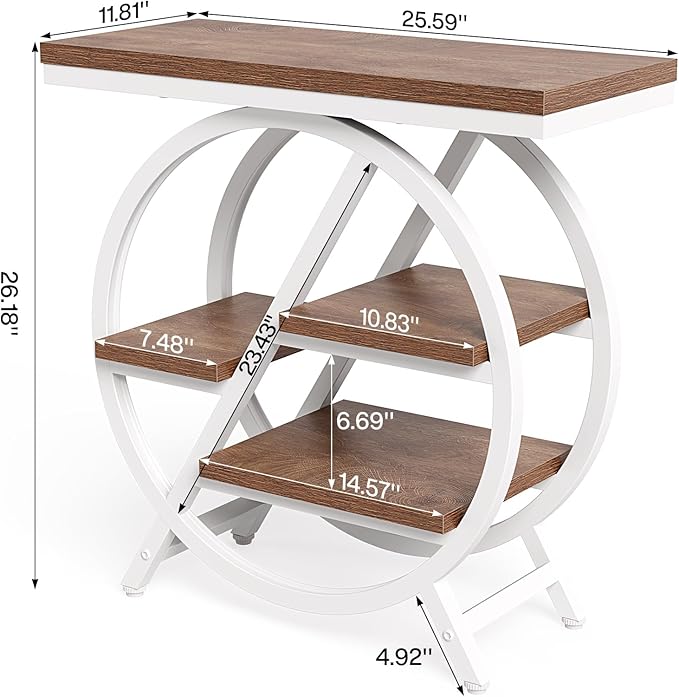 LITTLE TREE End Table, Narrow Side Table