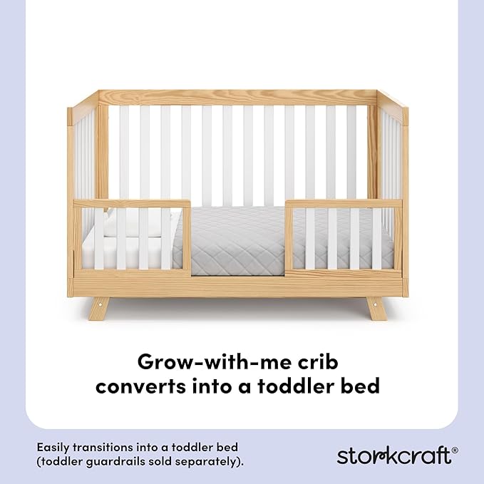 Storkcraft Beckett 3-in-1 Convertible Crib – GREENGUARD Gold Certified