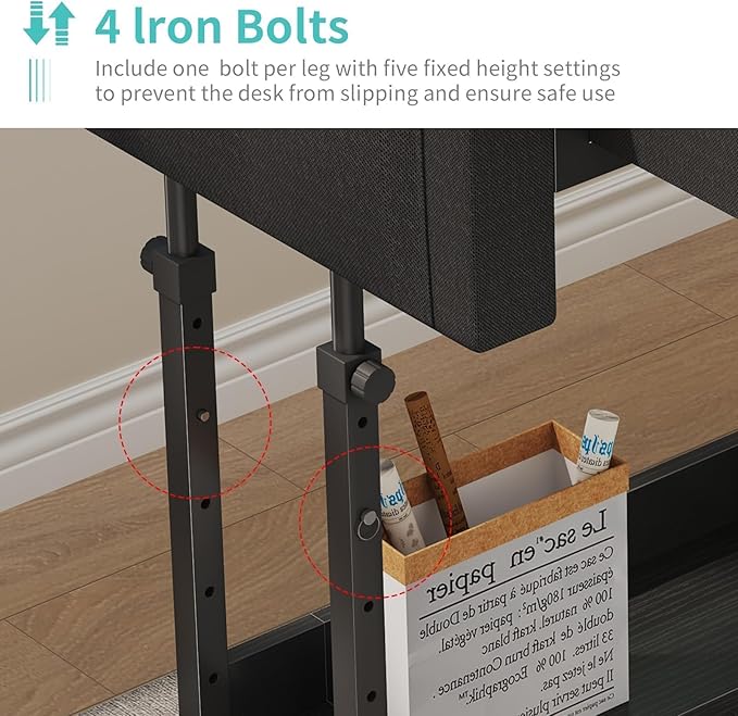 Rolling Standing Desk Adjustable Height