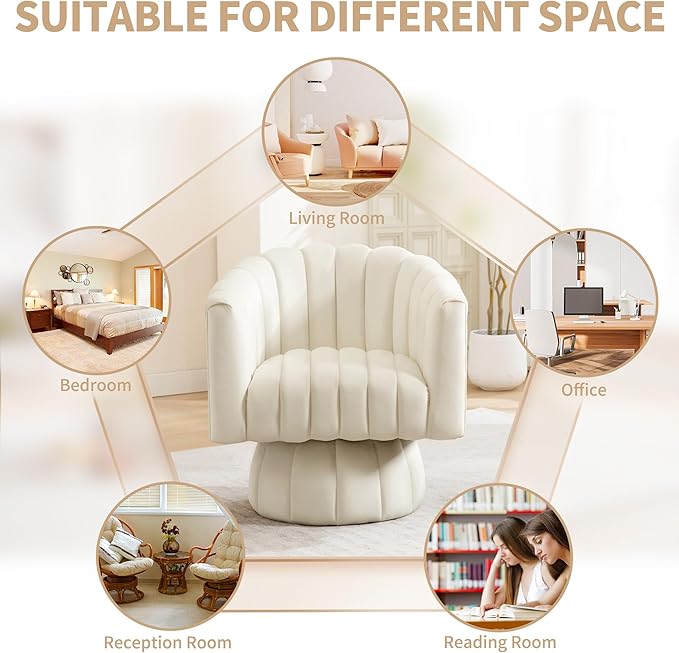 Swivel Accent Barrel Chair