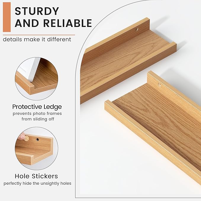 FLYJOE Floating Picture Ledge Shelves