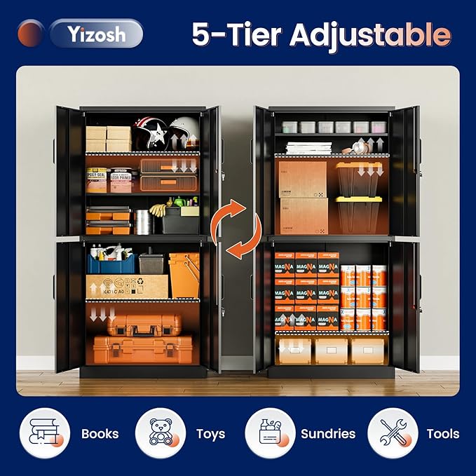 Yizosh Metal Storage Locking Cabinet