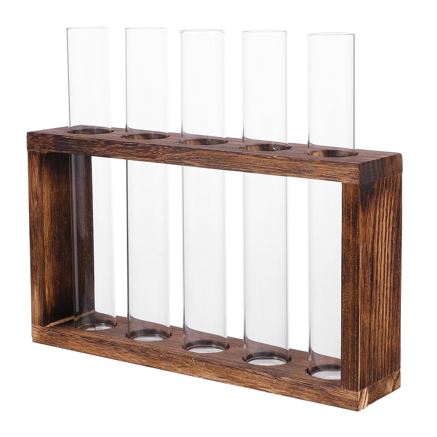 GLEAVI Glass Test Tube Vase Hydroponic Planter Large Glass Container for Water Planting and Air Plant Terrarium Home Décor
