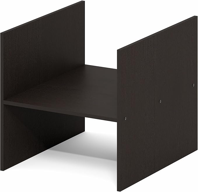 Furinno Cubicle Cube Insert, H-Shelf Cube Organizer, 2-Tier Shelf Accessory
