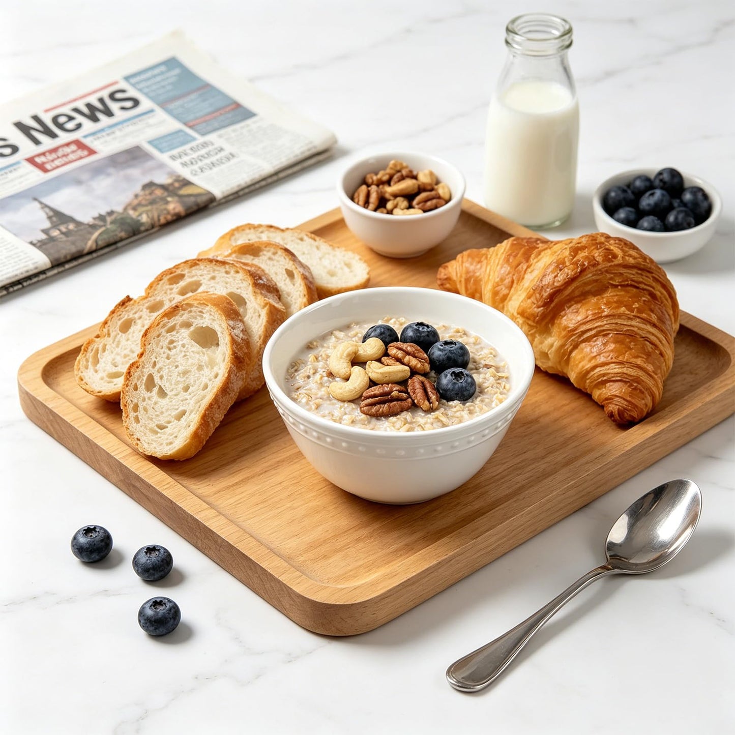 BEESEN 5.8in Basic White Beaded Melamine Plastic Cereal Bowl Set, Soup Bowls Set of 6, Dishwasher Safe, Break-Resistant, 23oz Melamine Bowls for Daily Use