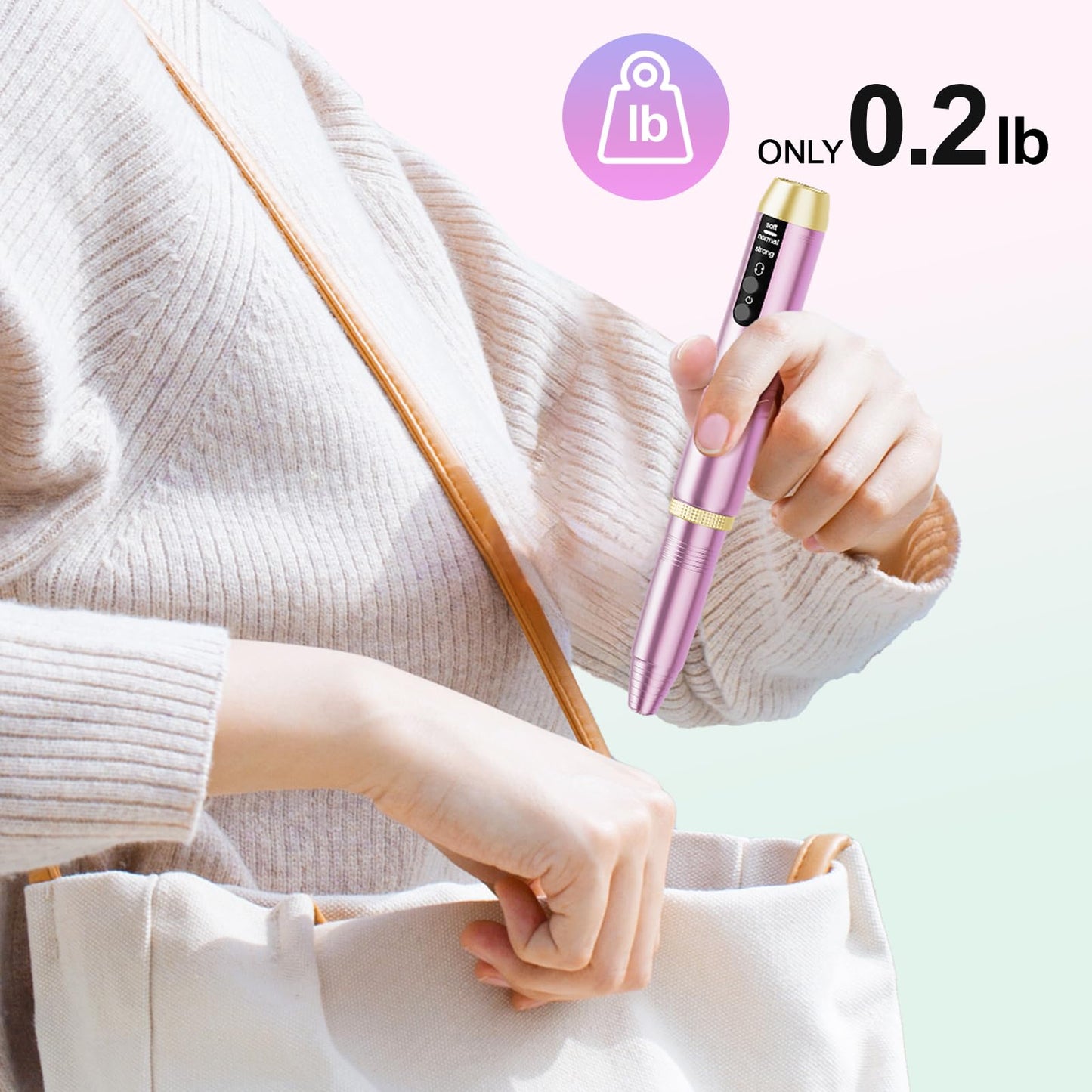 20000RPM Electric Nail Drill Compact Portable Efile Professional Manicure Pedicure Nail File Drill Kit for Acrylic, Gel Nails and Home Salon Use