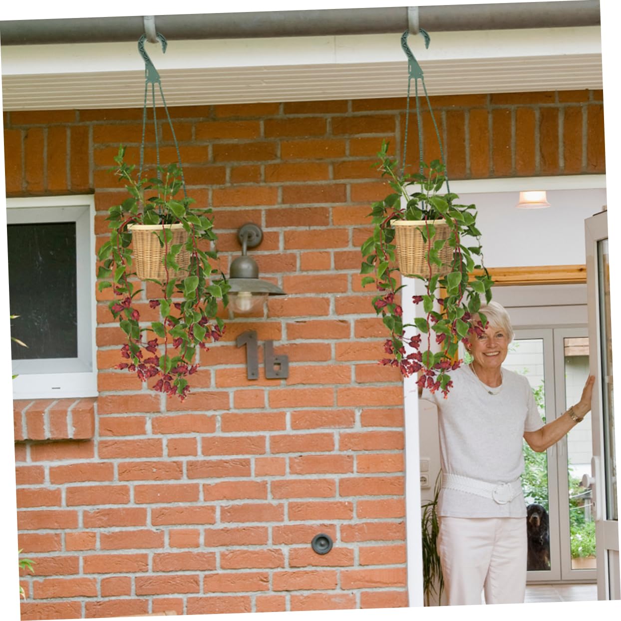 YARNOW 5Pcs Space Saving Plant Hanger Chain Versatile Flower Pot Hooks for Plants Succulents and Indoor Decor Simple Installation for Efficient Vertical Gardening