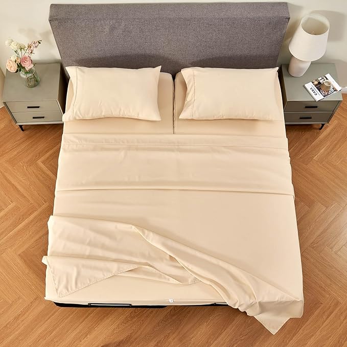 Kingnex 32-34 Split Top King Sheets Sets