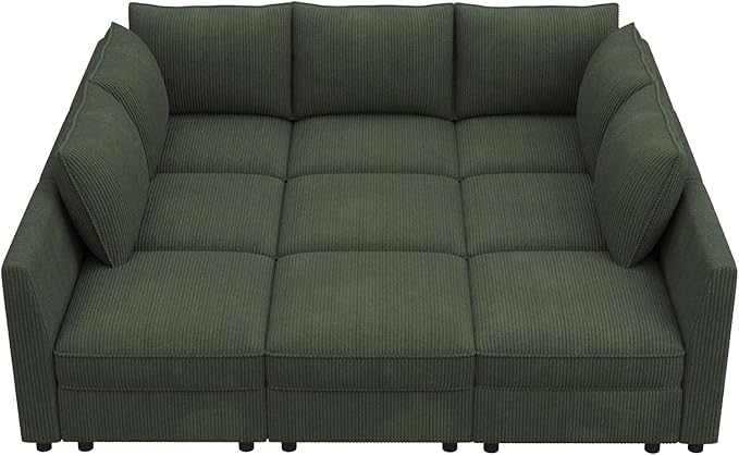 HONBAY Modular Sectional Sleeper Sofa