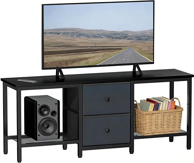 TV Stand Suitable for TVs up to 55 Inches, Entertainment Center
