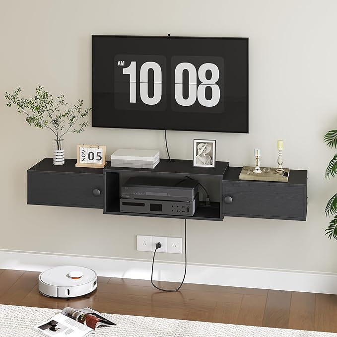 HOOBRO 55" Floating TV Stand