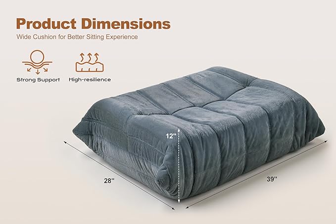 Bean Bag Pouf Ottoman, Foot Stool, Foot Rest