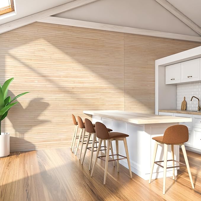 Art3d Natural Bamboo Wall Panel