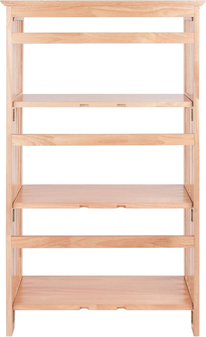 Winsome Mission Beech Wood 4-Tier Shelf