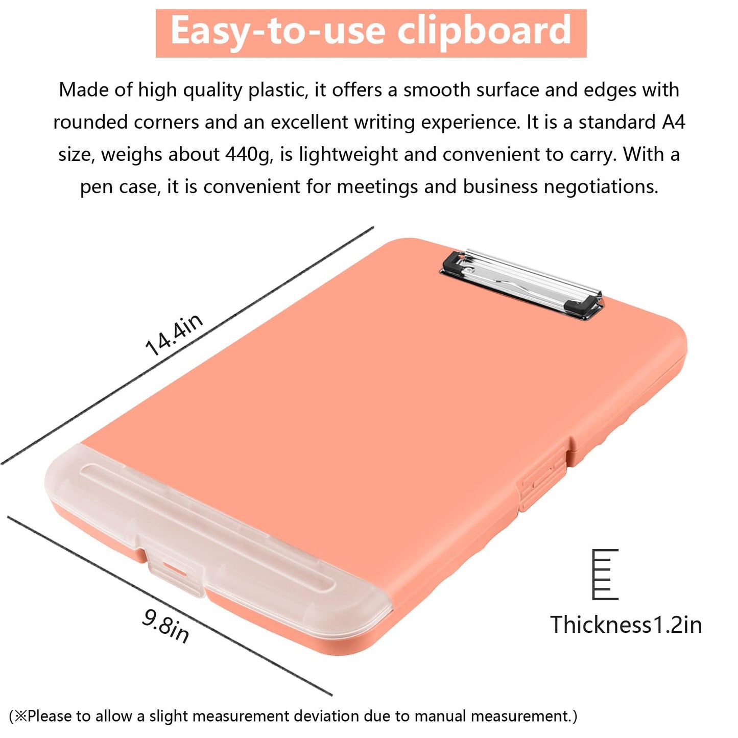 SFLHHDM Plastic Clipboard with Storage, High Capacity Clip Boards 8.5x11 with Storage, Heavy Duty Nursing Clipboards Folder, Clipboard Cute, Letter A4 Size Clipboards with Storage for Teachers, Nurse