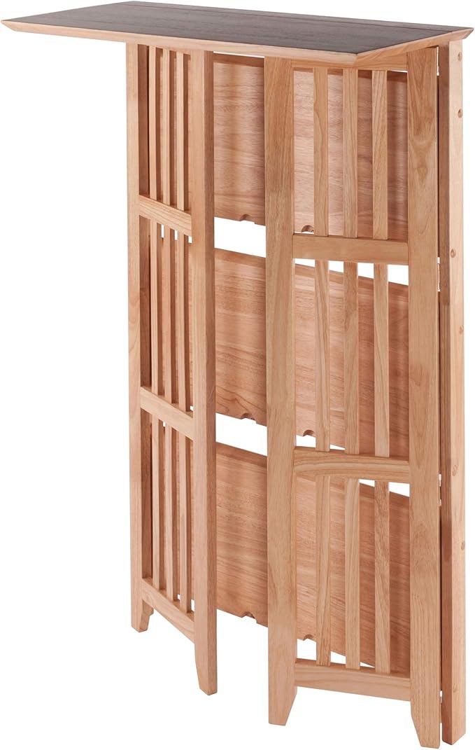 Winsome Mission Beech Wood 4-Tier Shelf