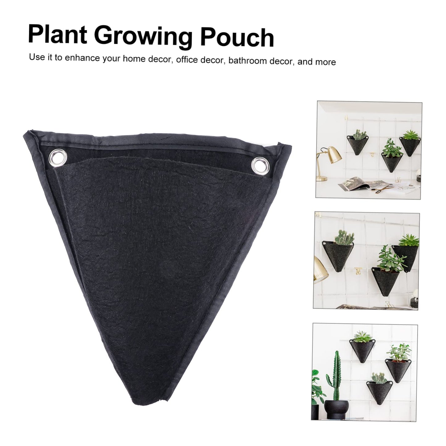 Yardenfun 2Pcs Hanging Strawberry Planter Growing Pockets Durable Plant Grow for Indoor and Outdoor Gardening for Growing Fresh Strawberries and Other Plants
