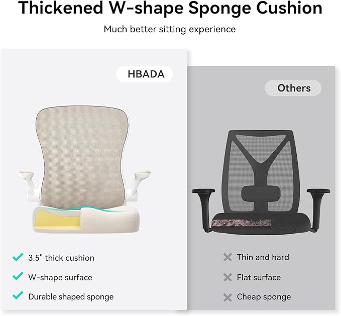 Hbada Office Chair Ergonomic Desk Chair, Office Desk Chairs