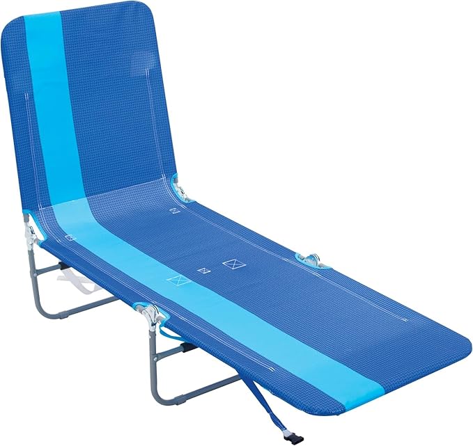 Rio Beach Portable Lay Flat Folding Backpack Beach Lounge Chair