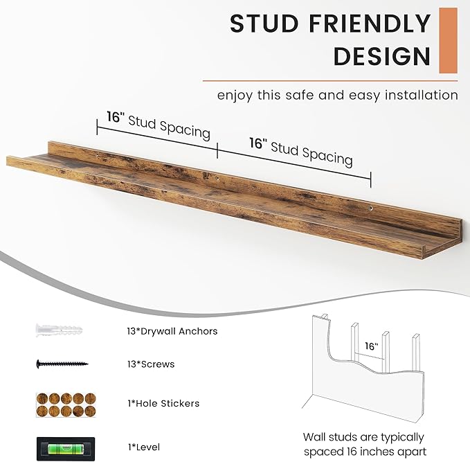 FLYJOE Floating Picture Ledge Shelves