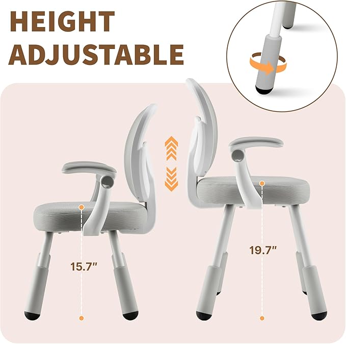 ERIYA Kids Desk Chair, Kids Study Chair, Height-Adjustable