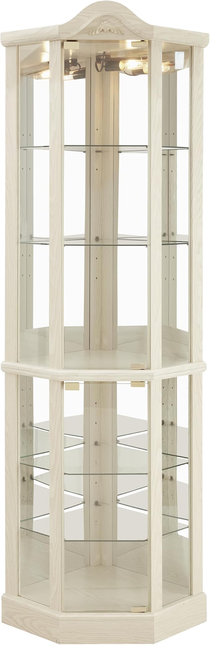 Glass Corner Display Cabinet