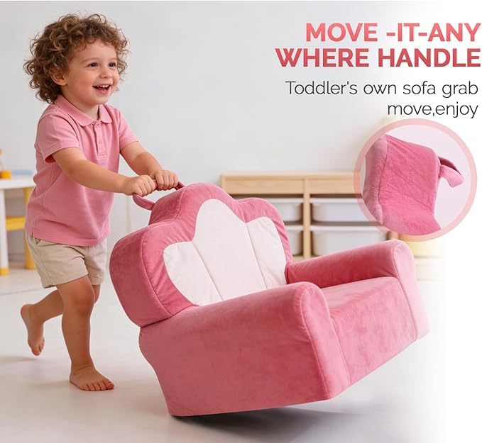 Snuggly Toddler Chair, Soft Kids Sofa