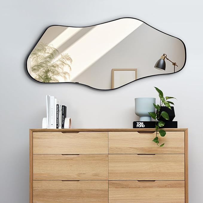 Irregular Wall Mirror, Modern Organic Shaped Mirrors