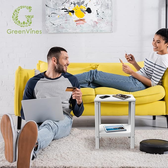 GREENVINES Outdoor Rocking Chair Set | 3-Piece | 2 Rocking Chairs