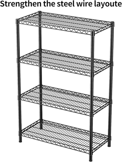 SINGAYE Shelf Closet Wire Shelving：Adjustable Metal Unit for Laundry Room Organization Bathroom Kitchen Home Garage Storage Pantry Rack Shelves