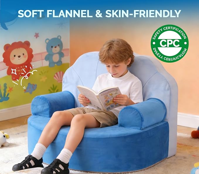Snuggly Toddler Chair, Soft Kids Sofa
