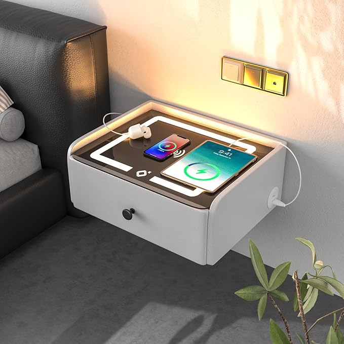 HOMEMORE Floating Nightstand