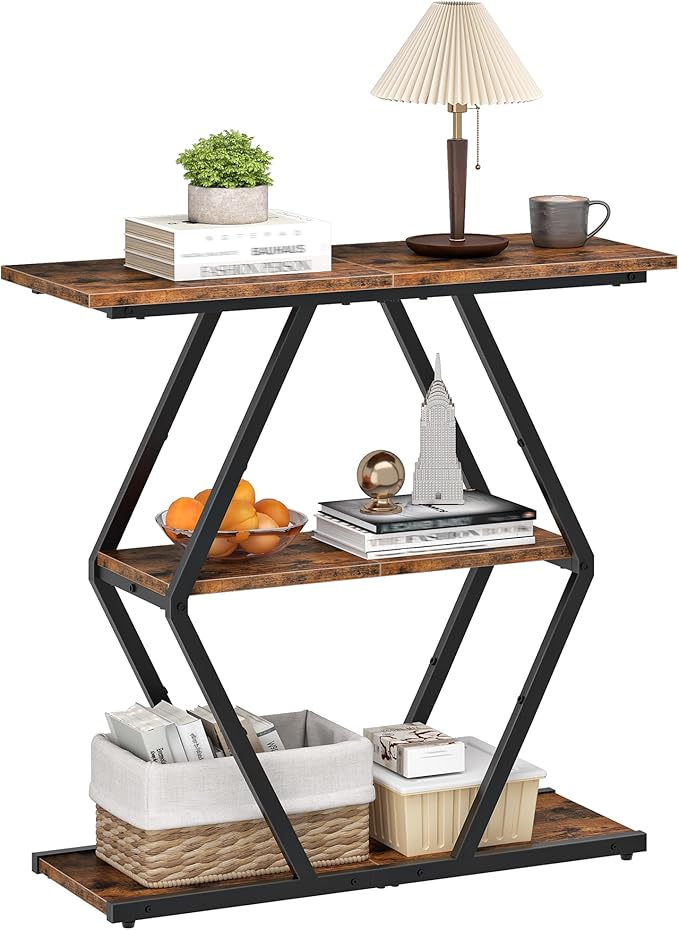 CHOEZON 3-Tier Console Table, Entryway Table, Sofa Table