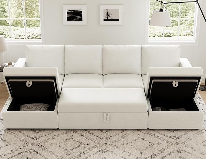 Belffin Modular Sectional Sleeper Sofa Bed