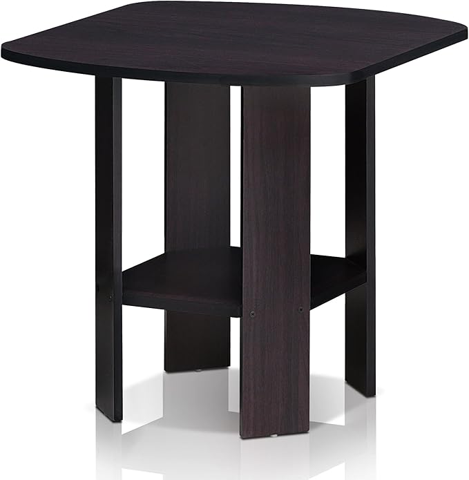 Furinno SIMPLE DESIGN Side Table, 2-Tier Modern End Table