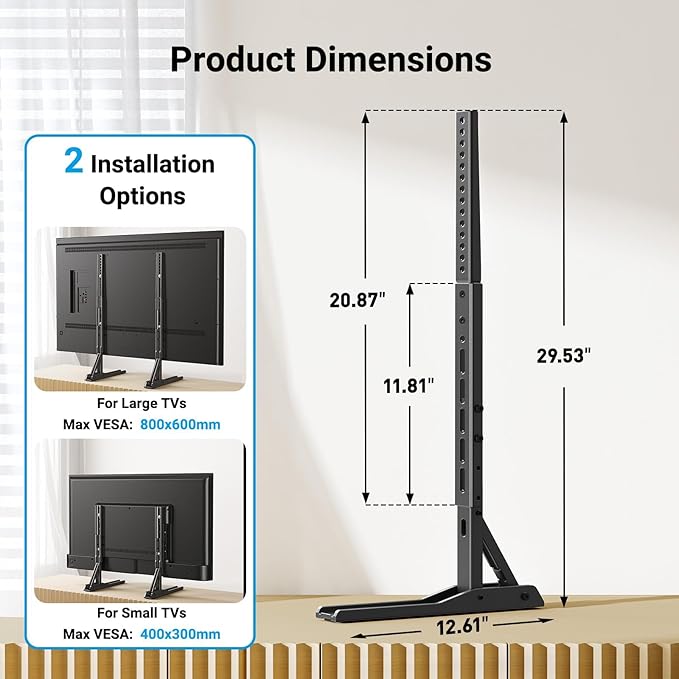 PERLESMITH Universal TV Stand Mount