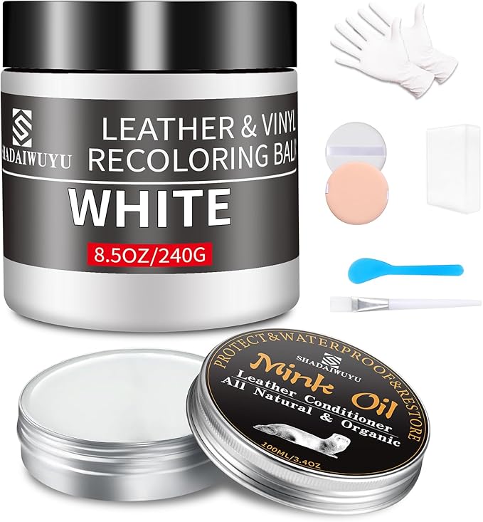 SHADAIWUYU 8.5oz Leather Recoloring Balm